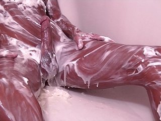 Whipped Creamy Tub Rub & Dildo Ass Fuck