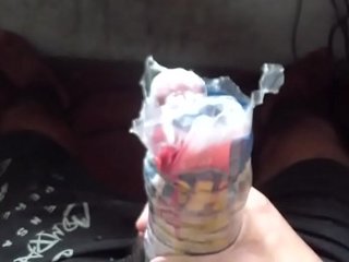 engravidando a fleshlight caseira