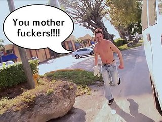 BAIT BUS - Cole Harvey and Vanessa Find A Straight Tourist On Streets O Miami And Trick Him