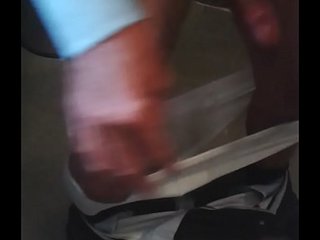 Stranker wanks on to my wife's panties